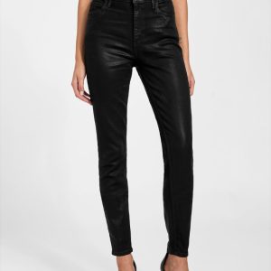 Eco Coated 1981 Skinny Jeans - Black