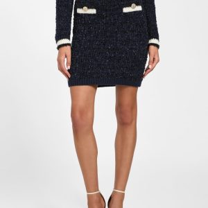 Aomori Sweater Skirt - Blue