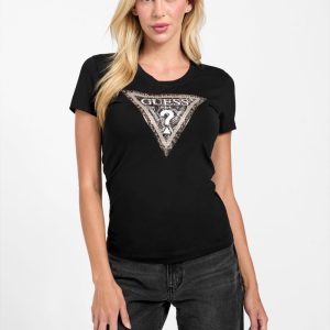 Eco Python Triangle Tee - Black