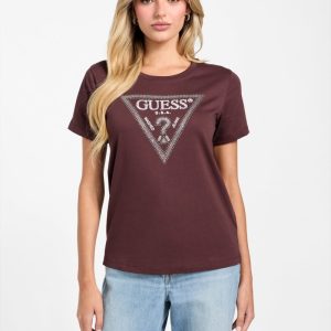 Eco Krystal Triangle Tee - Brown