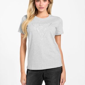 Eco Krystal Triangle Tee - Gray