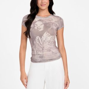 Essex Girl Burnout Tee - MultipleColors
