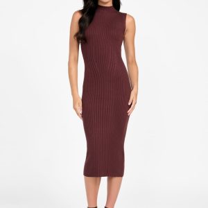 Eco Julia Cashmere-Blend Sweater Dress - Brown