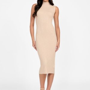 Eco Julia Cashmere-Blend Sweater Dress - Beige