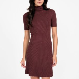 Eco Julia Seamless Sweater Dress - Brown