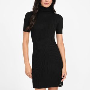 Eco Julia Seamless Sweater Dress - Black