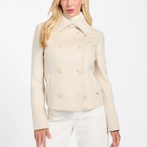 Eco Melissa Peacoat - White