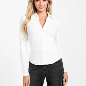 Eco Annida Corset Top - White