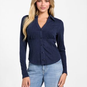 Eco Annida Corset Top - Blue