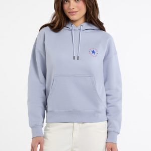 Printed Star Hoodie - Blue
