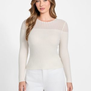 Rowena Chenille Sweater - Off-white