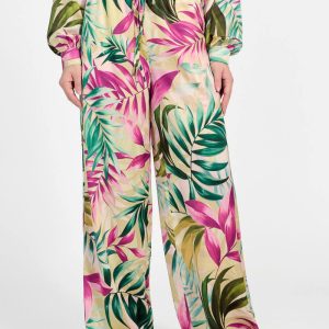 Ines Printed Satin Pants - MultipleColors