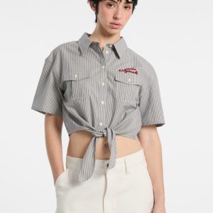 GUESS Originals Eco Workwear Tie Top - Grey