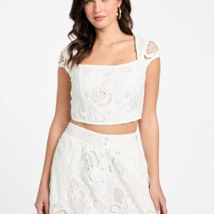 Eco Domitille Corset Top - White
