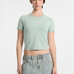 GUESS Originals Eco Vintage Baker Baby Tee - Green