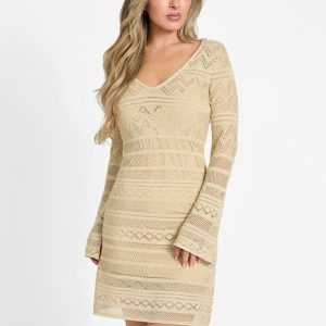 Eco Nellie Sweater Dress - Blue