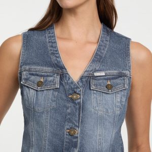 Denim Vest - Blue