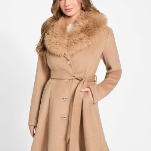 Eve Belted Coat - Beige