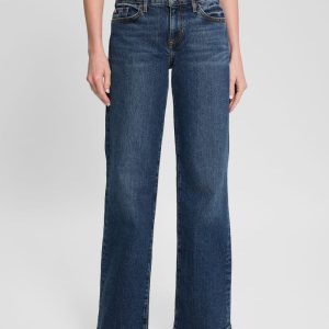 Low-Rise Slouchy Jeans - Blue