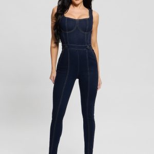 Carla Denim Jumpsuit - Blue