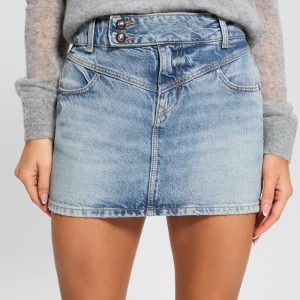 Eco Nani Denim Mini Skirt - Blue