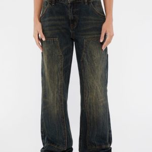 GUESS Originals Zip Carpenter Jeans - Blue