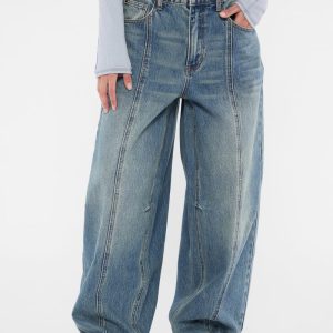 GUESS Originals Tapered Baggy Jeans - Blue
