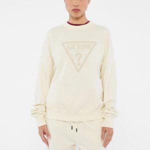 GUESS Originals Eco Triangle Sweatshirt - Off-white