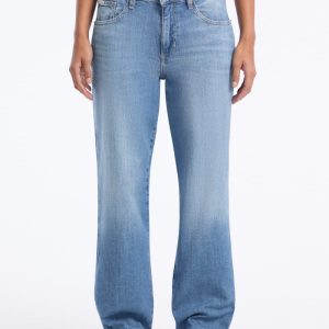 Straight Boyfriend Jeans - Blue