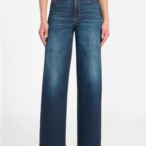 Eco Wide-Leg Jeans - Blue