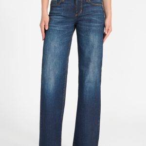 Eco Low-Rise Slouchy Wide-Leg Jeans - Blue