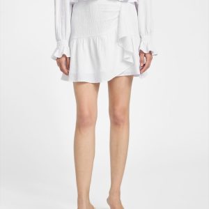 Shaelo Gauze Skirt - White