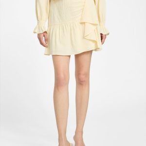 Shaelo Gauze Skirt - Yellow