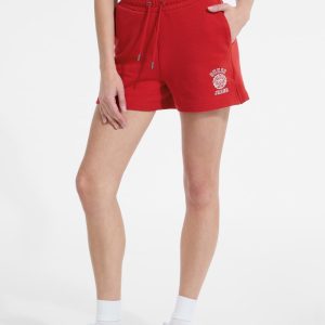 Logo Fleece Shorts - Red