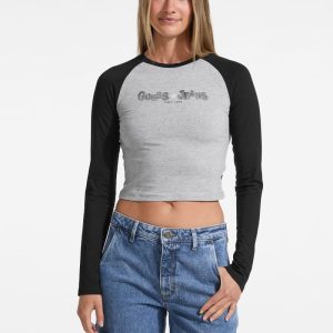 Baby Raglan Long-Sleeve Tee - Grey