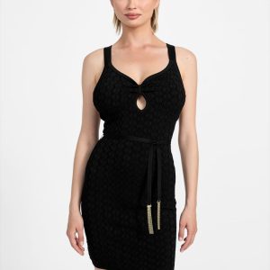 Silvie Cutout Mirage Dress - Black