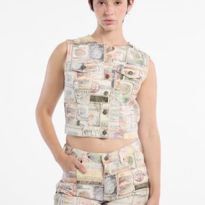 GUESS Originals Denim Top - MultipleColors