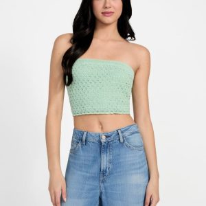 Eco Luca Strapless Tube Top - Green