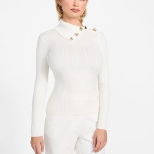 Eco Prsicilla Sweater - White