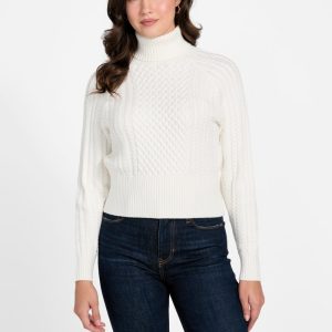Eco Yuki Fisherman Sweater - White