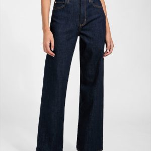 Eco Tinted Wide-Leg Jeans - Blue