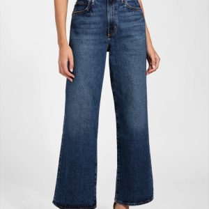 Eco Wide-Leg Denim Jeans - Blue