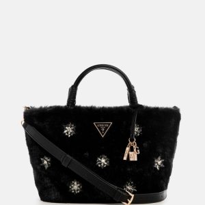 Shaida Crystal Tote - Black