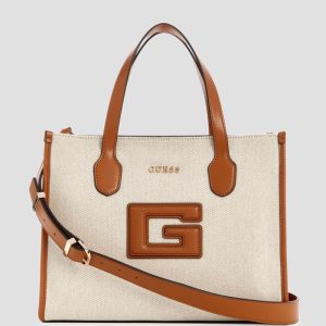 G Status Canvas Tote - Brown