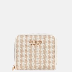 Mirema Small Zip-Around Wallet - White