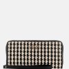 Mirema Large Zip-Around Wallet - Black
