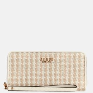 Mirema Large Zip-Around Wallet - White