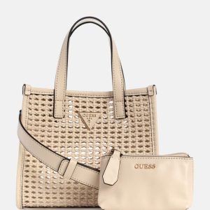 Brigitta Woven Mini Tote - Off-white