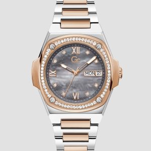Two-Tone and Mother-of-Pearl Analog Watch - MultipleColors
