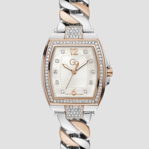 Gc Rose Gold and Silver-Tone Chain-Link Analog Watch - MultipleColors